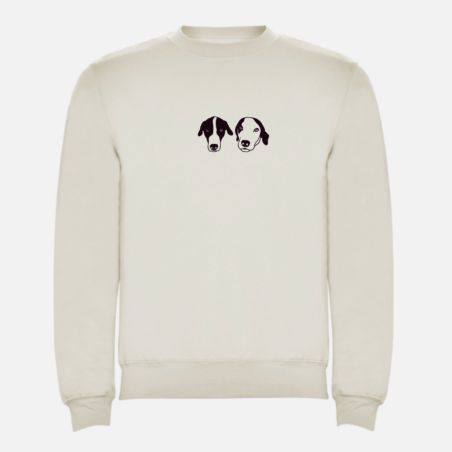 Sudadera personalizada bordada 2 mascotas "Minimal line edition" Woofwearz