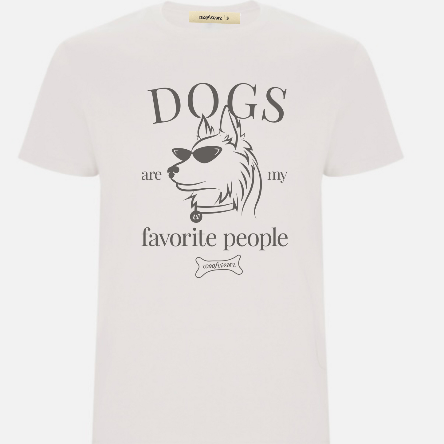 Camiseta Dog Lover "Dogs are my favorite people" Woofwearz