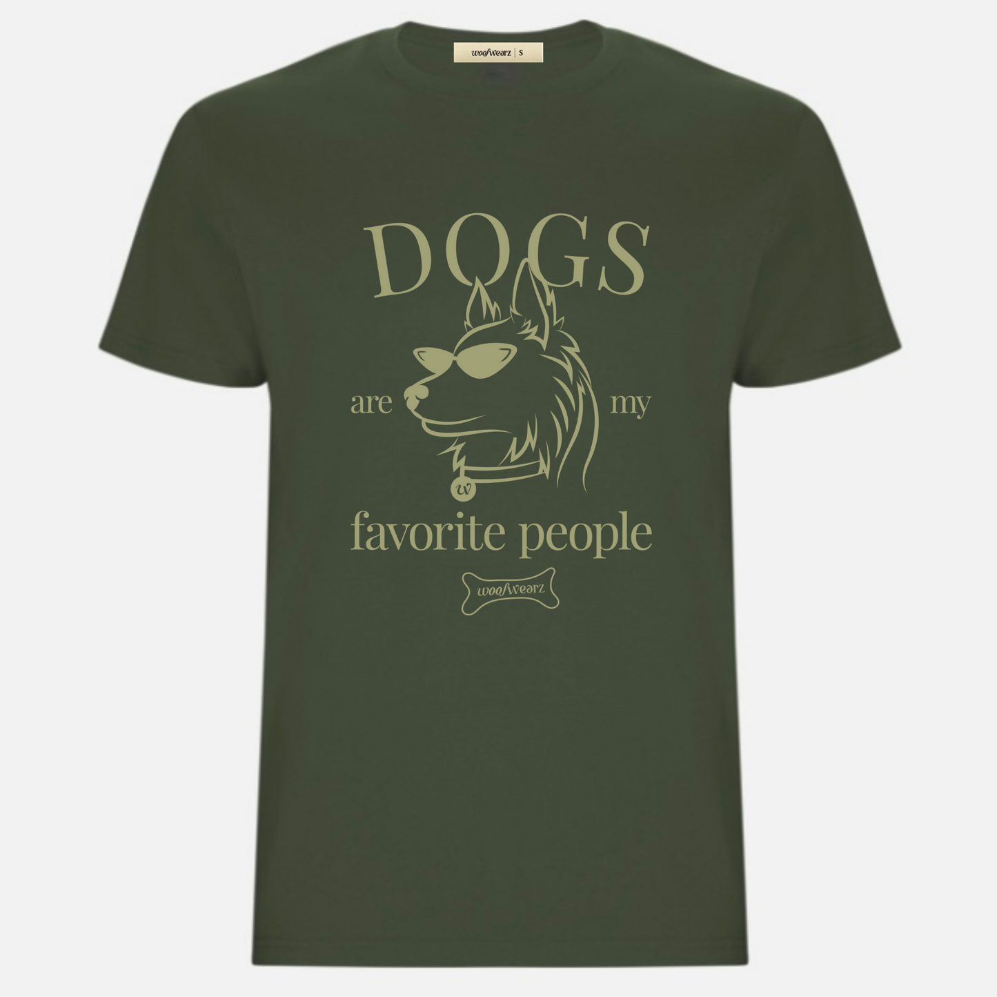 Camiseta Dog Lover "Dogs are my favorite people" Woofwearz