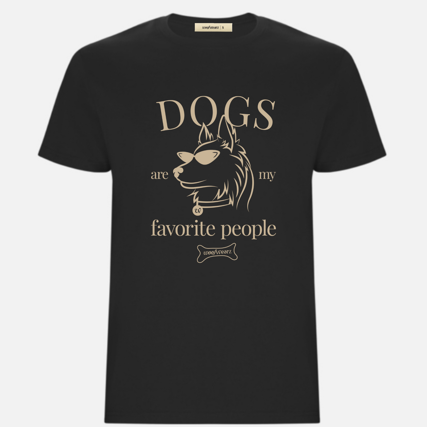 Camiseta Dog Lover "Dogs are my favorite people" Woofwearz