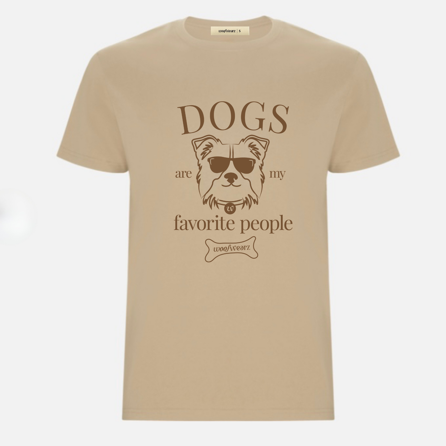 Camiseta Dog Lover "Dogs are my favorite people" Woofwearz