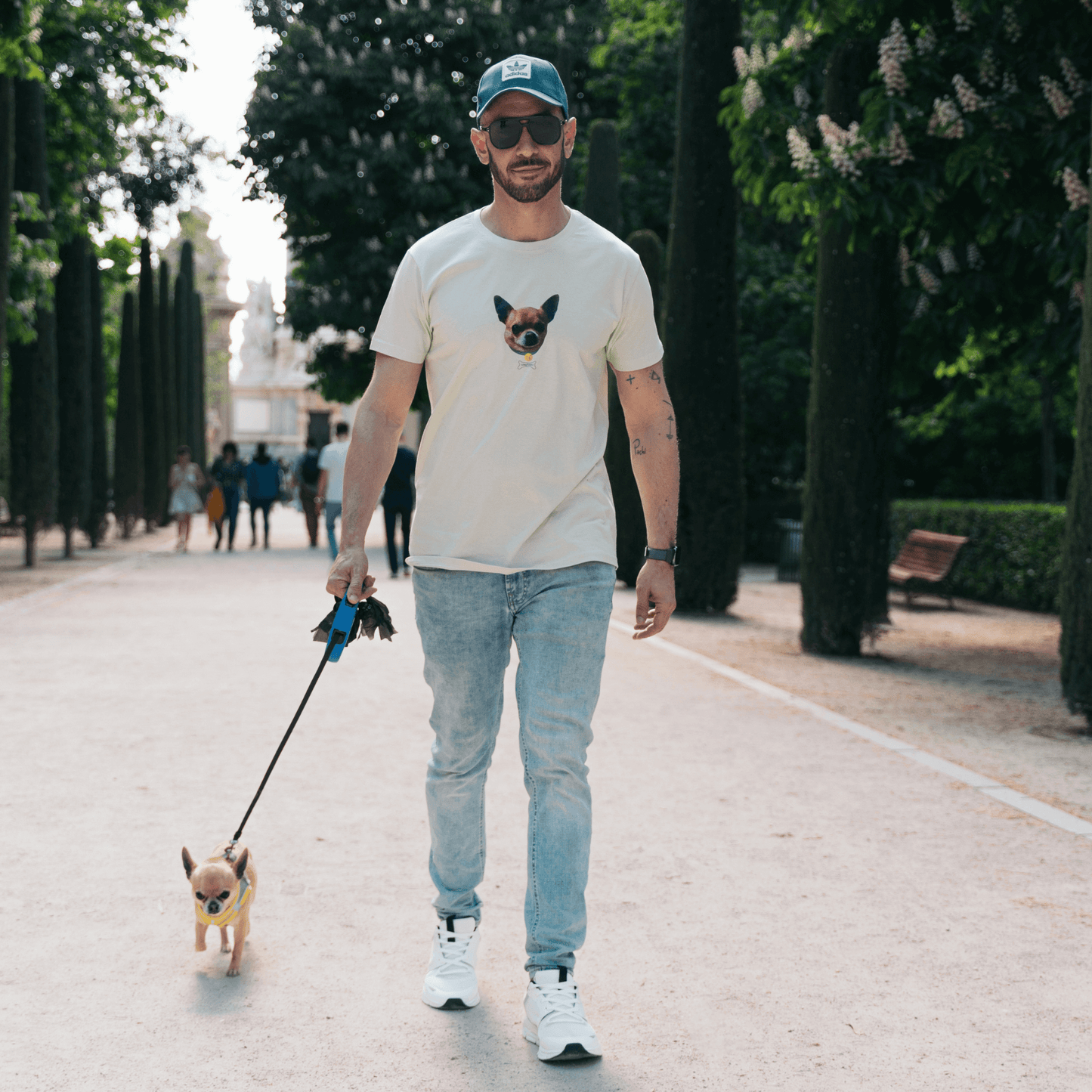 Camiseta personalizada 1 mascota "Medalla" Woofwearz