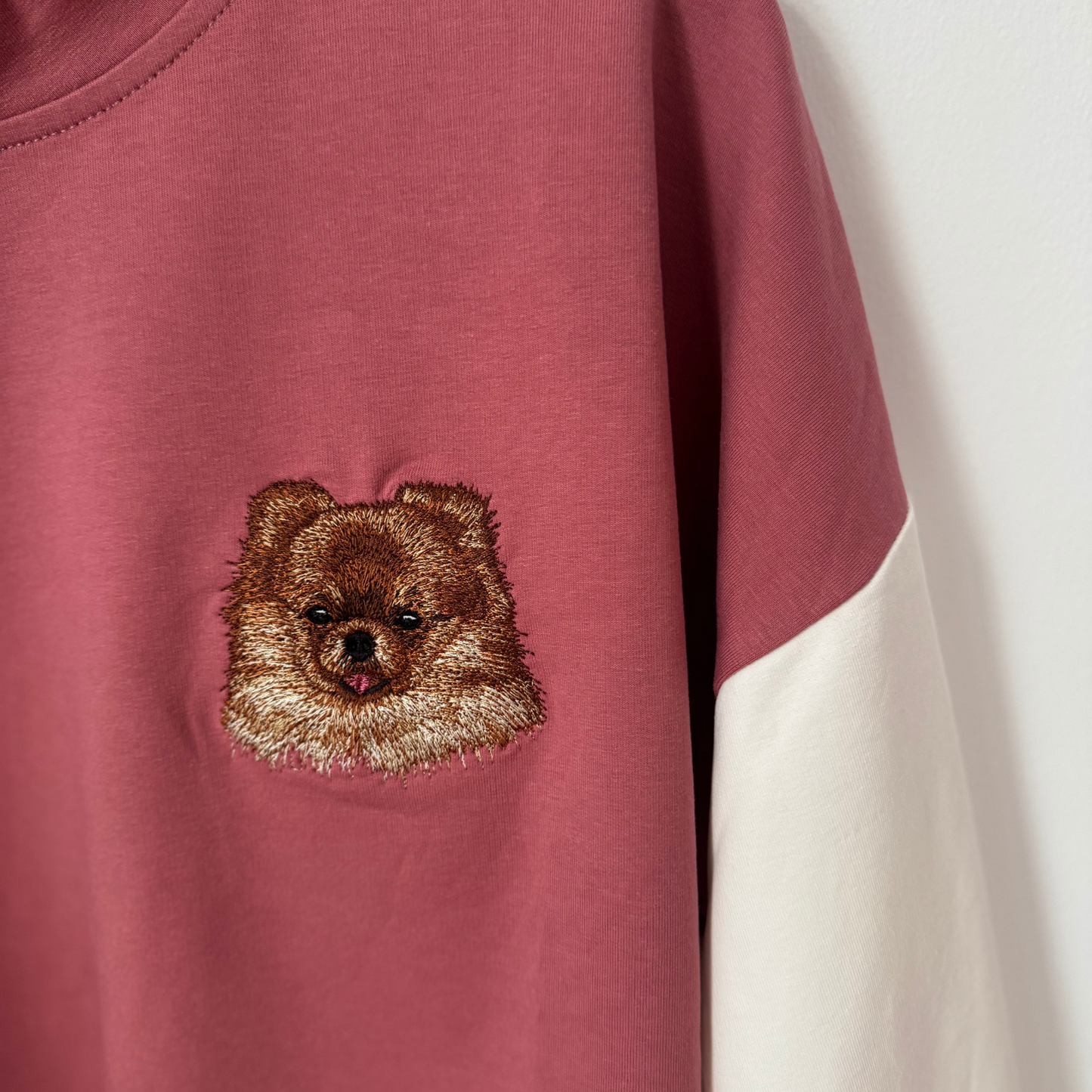 Sudadera mujer personalizada con cara bordada de mascota Woofwearz