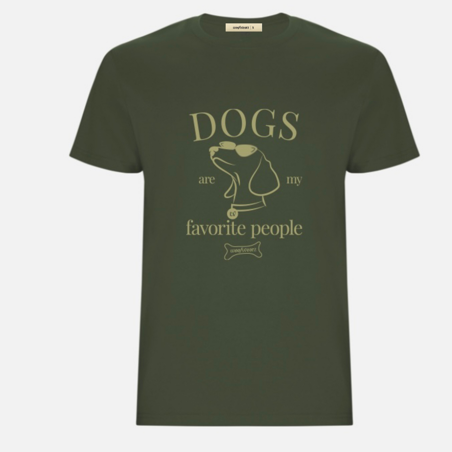 Camiseta Dog Lover "Dogs are my favorite people" Woofwearz