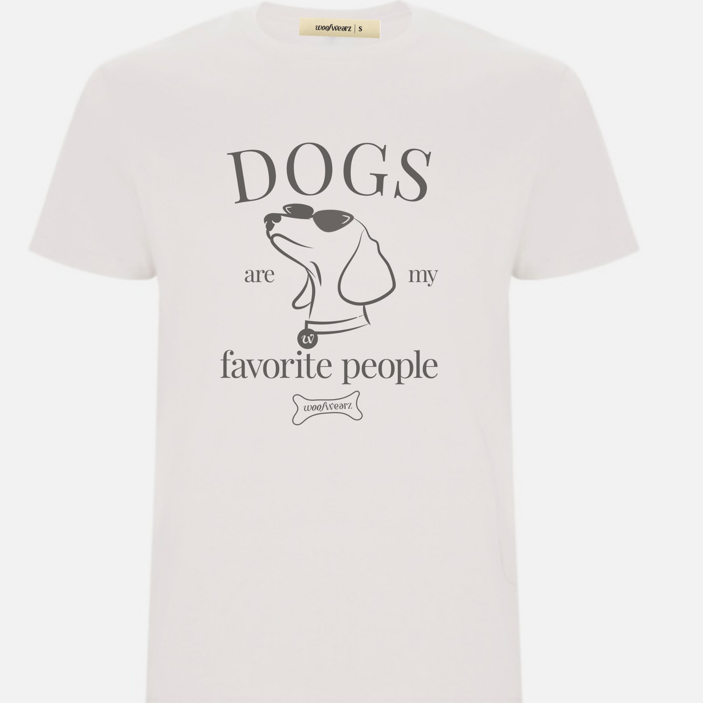 Camiseta Dog Lover "Dogs are my favorite people" Woofwearz