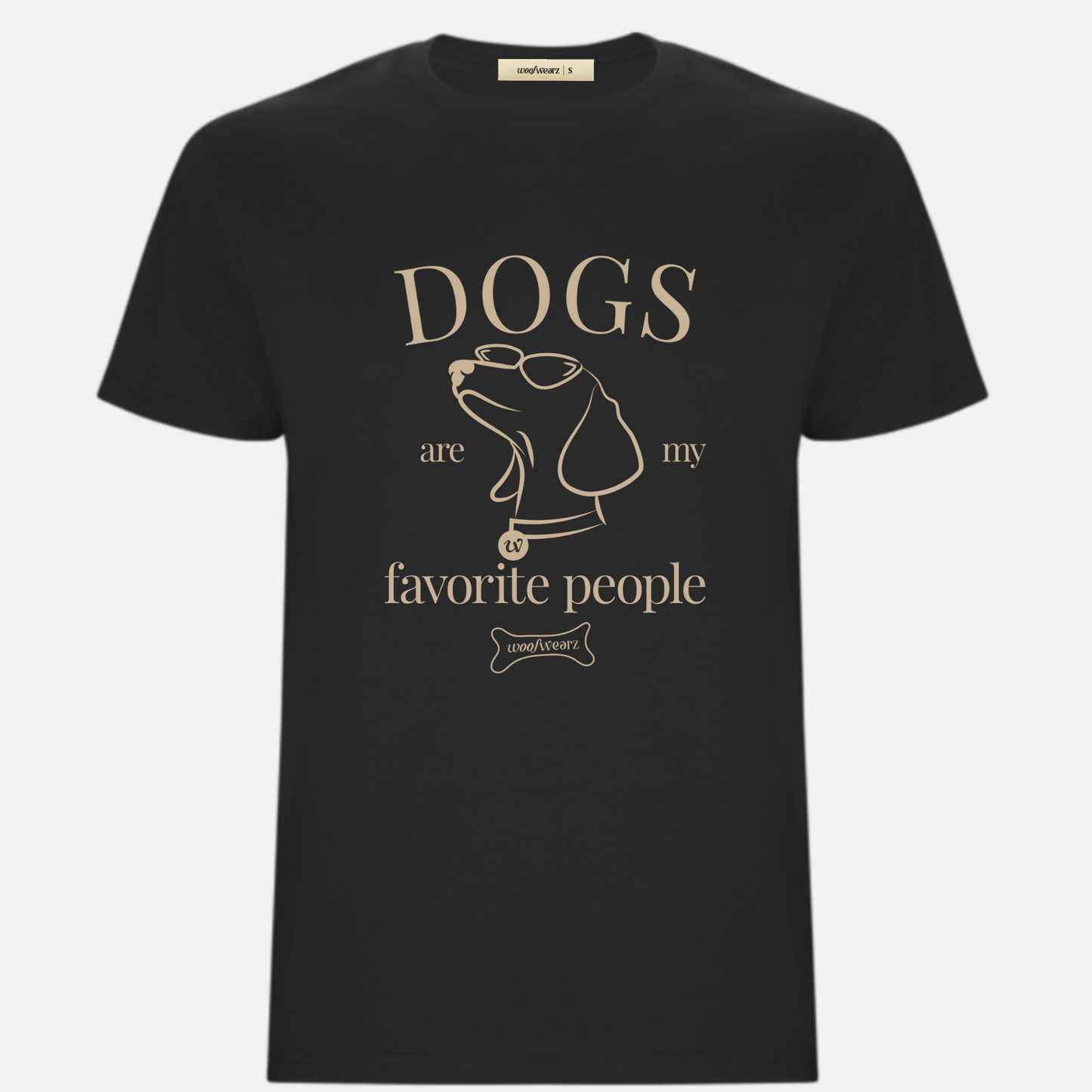Camiseta Dog Lover "Dogs are my favorite people" Woofwearz