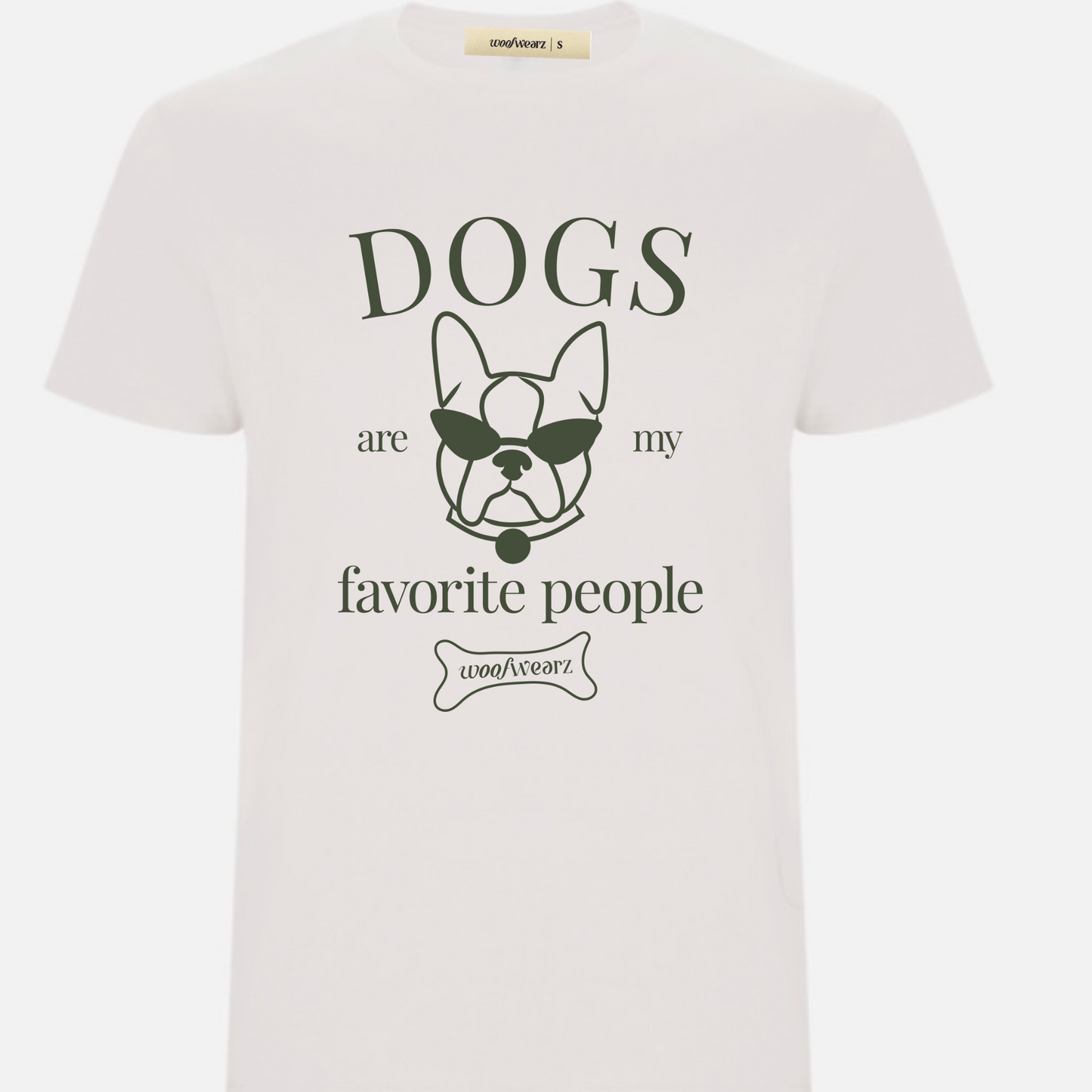 Camiseta Dog Lover "Dogs are my favorite people" Woofwearz