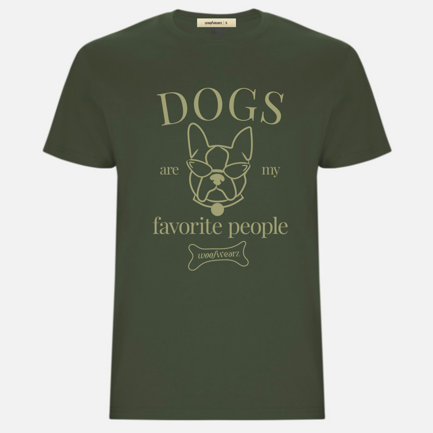 Camiseta Dog Lover "Dogs are my favorite people" Woofwearz