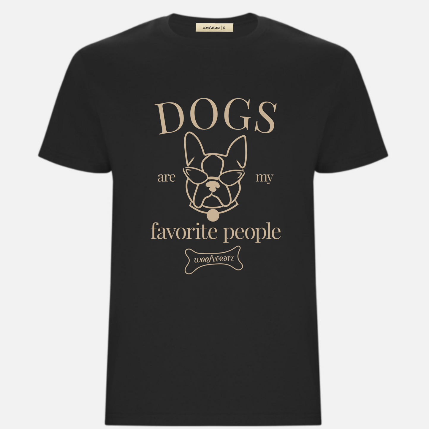 Camiseta Dog Lover "Dogs are my favorite people" Woofwearz