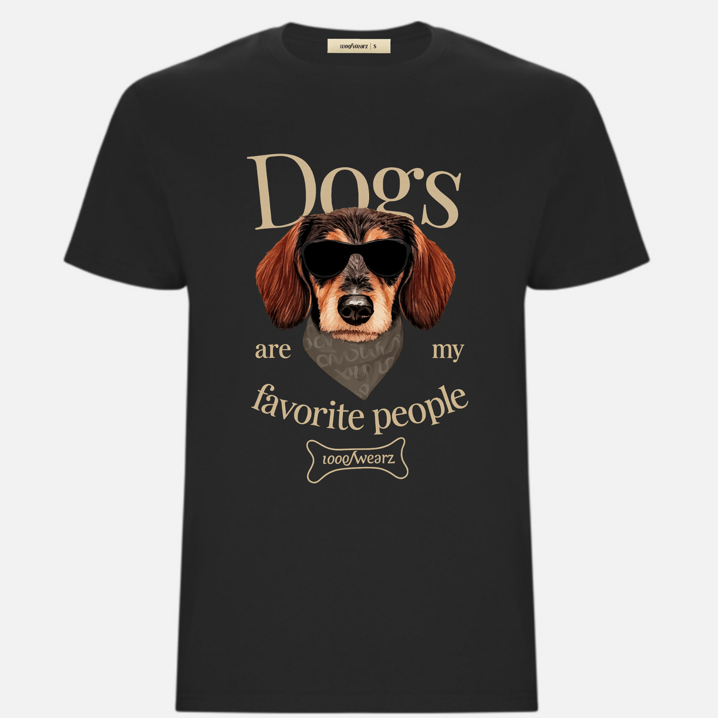 Imagen en contexto con camiseta estampada para pet lovers