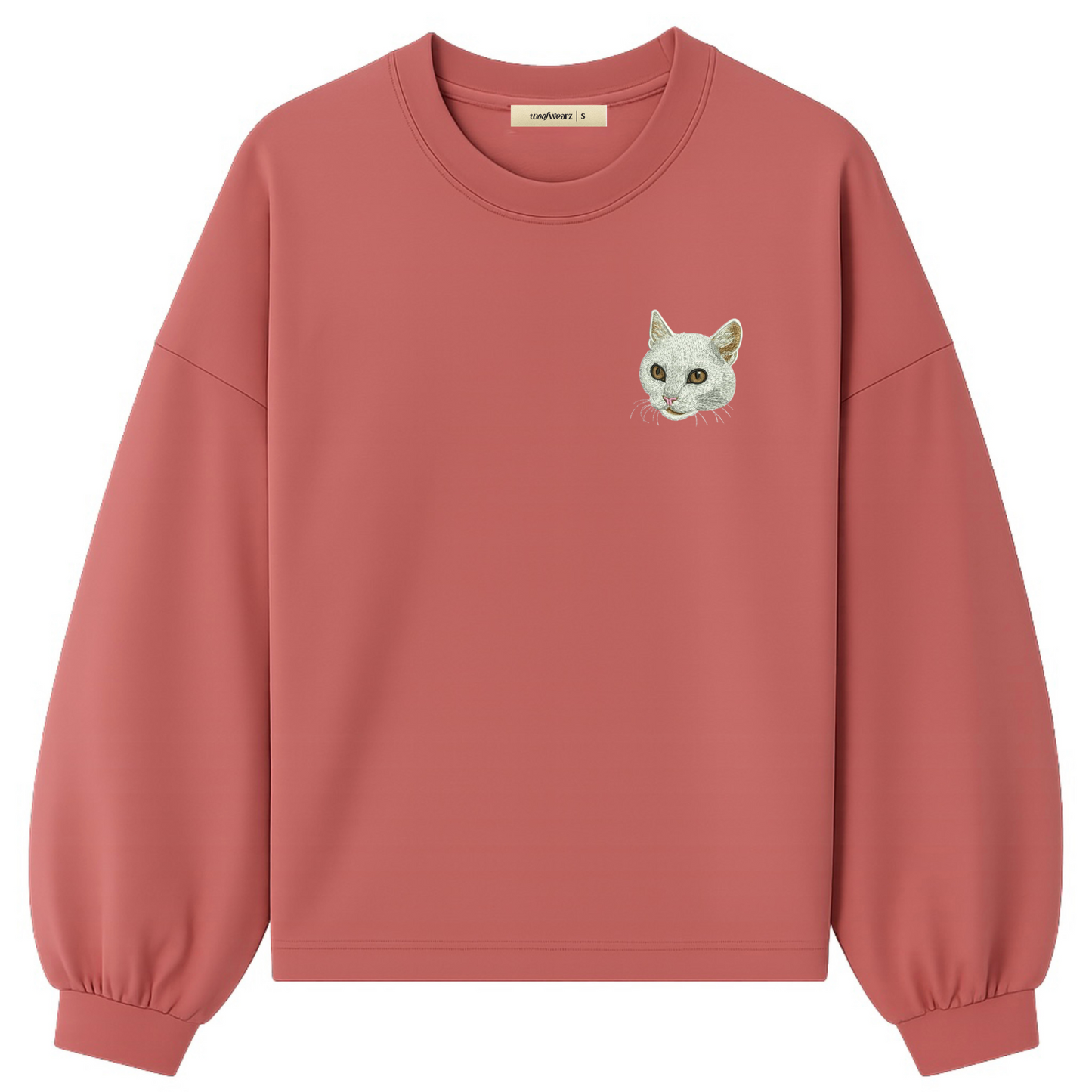 Sudadera personalizada mujer con cara bordada de mascota – Woofwearz