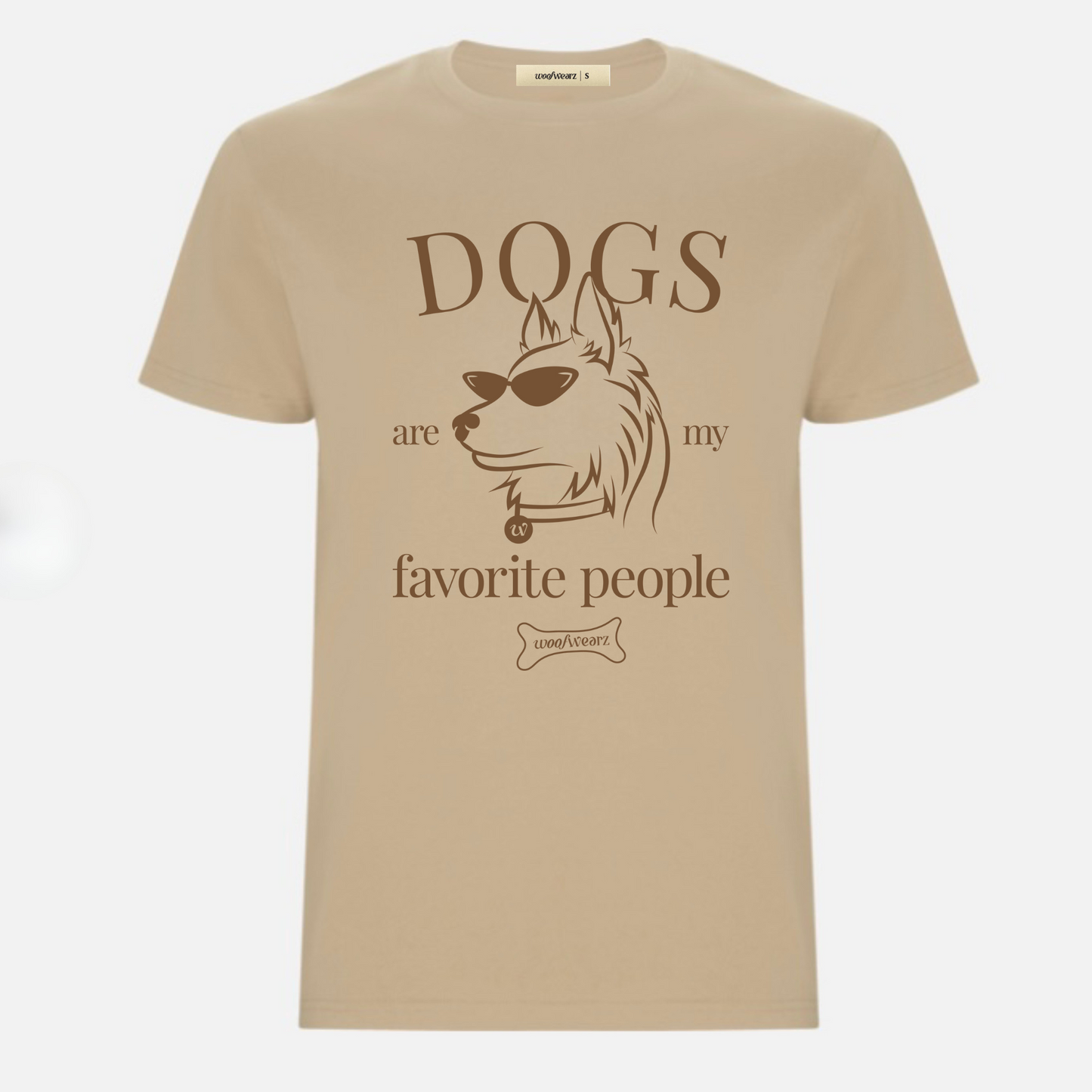 Camiseta Dog Lover "Dogs are my favorite people" Woofwearz