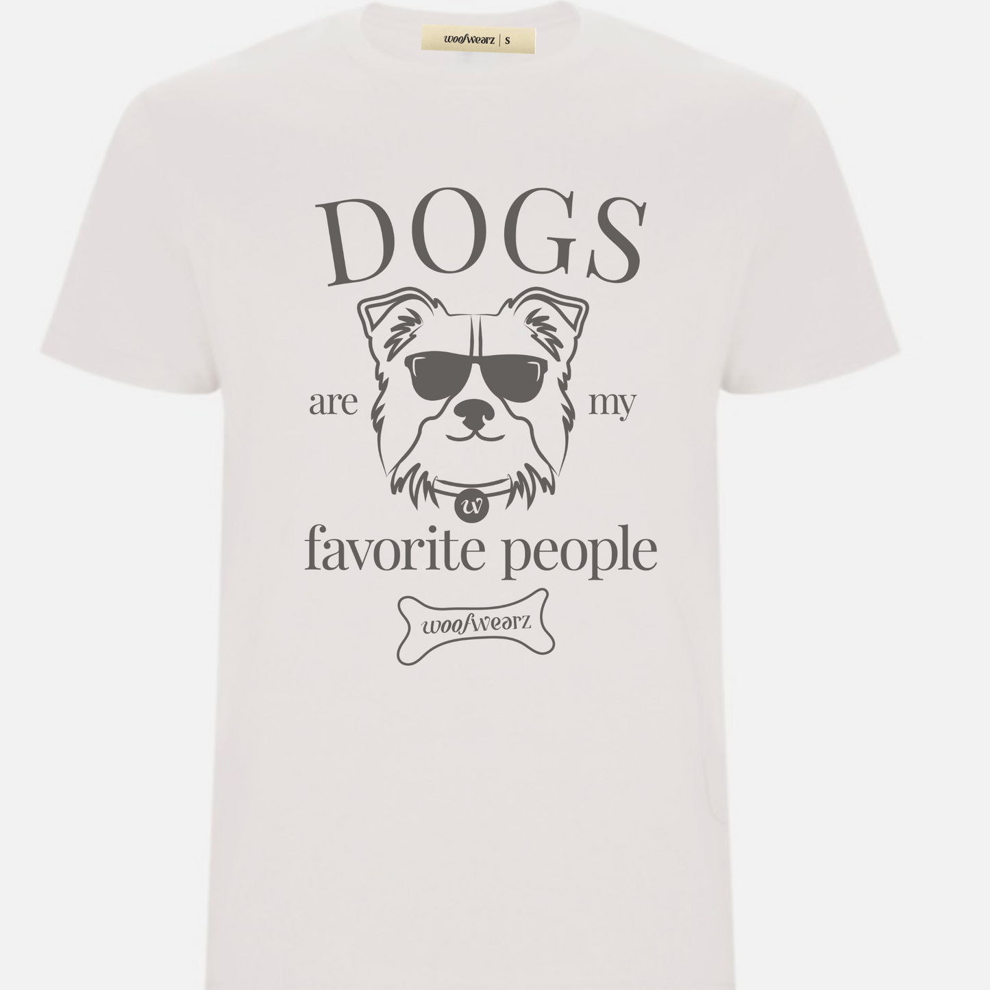 Camiseta Dog Lover "Dogs are my favorite people" Woofwearz