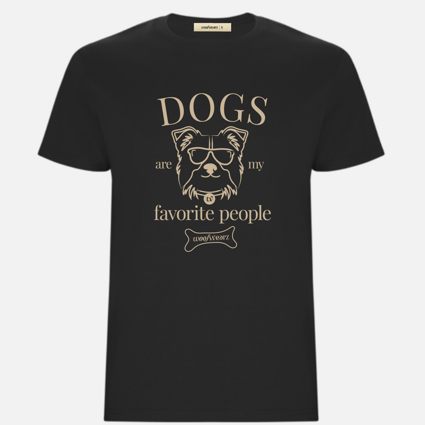Camiseta Dog Lover "Dogs are my favorite people" Woofwearz