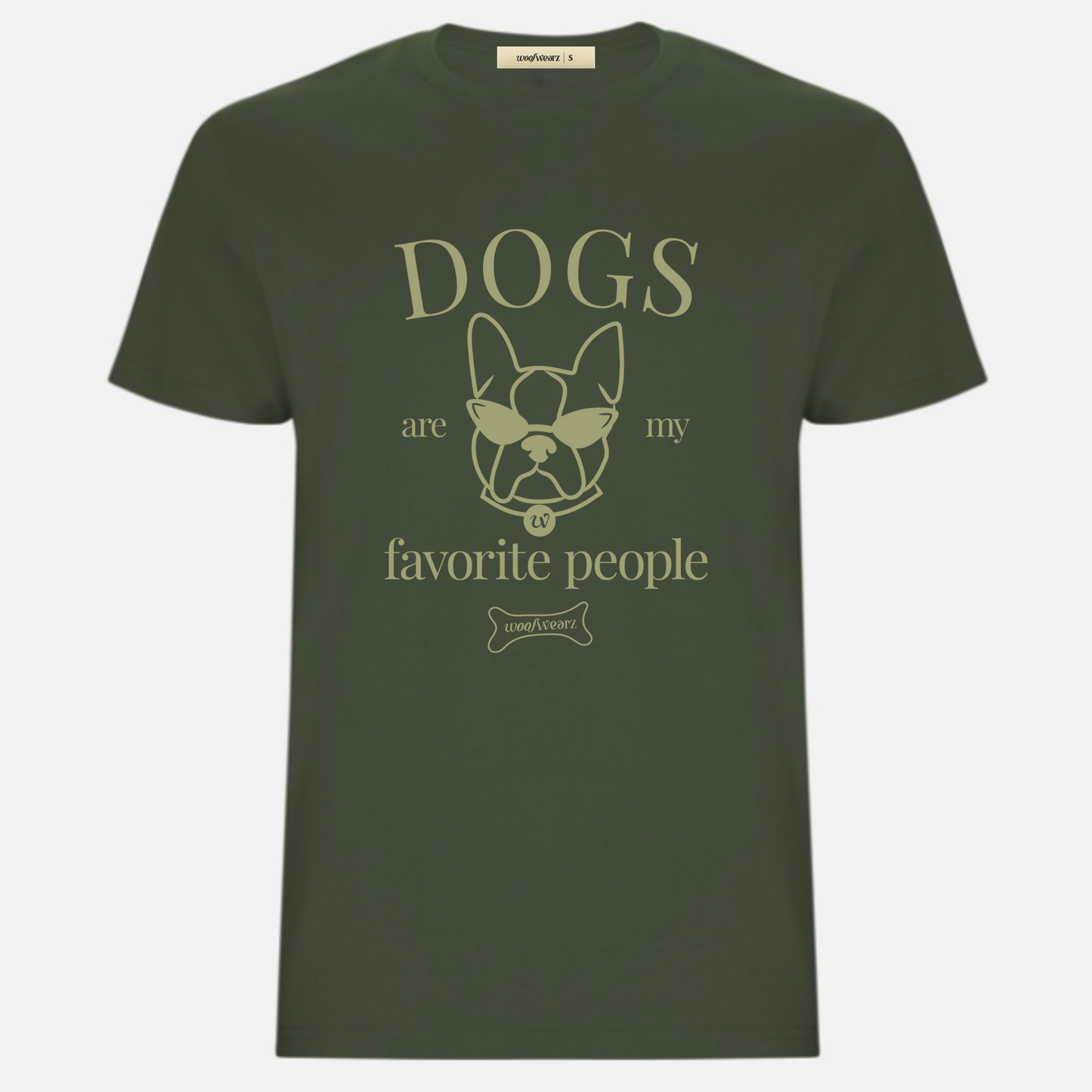 Camiseta Dog Lover "Dogs are my favorite people" Woofwearz