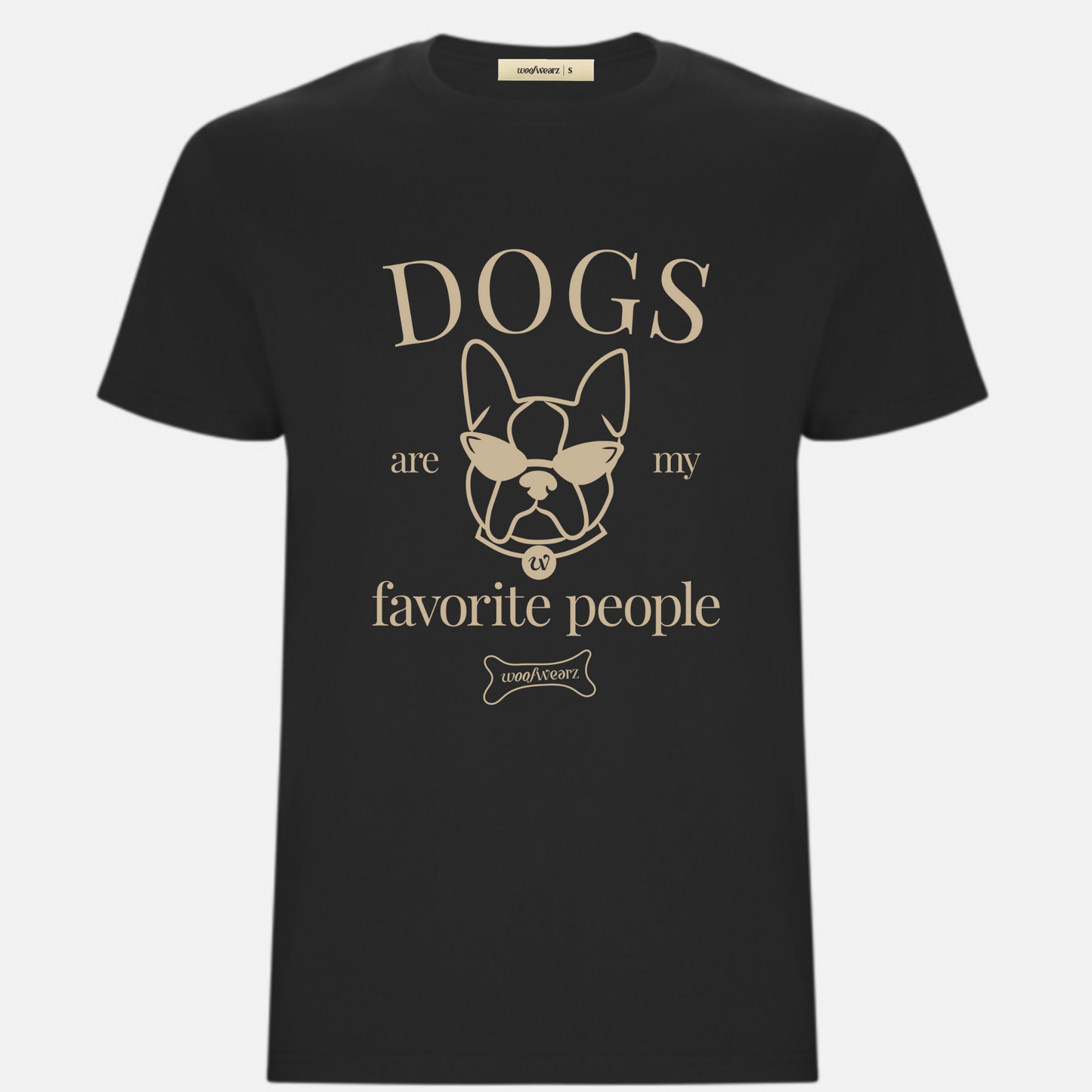 Camiseta Dog Lover "Dogs are my favorite people" Woofwearz