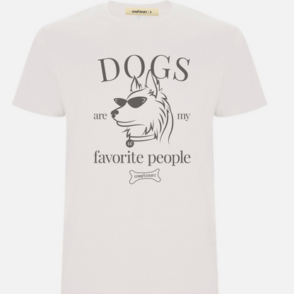 Dog Lover T-shirt "Dogs are my favorite people" Woofwearz