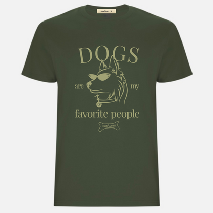 Dog Lover T-shirt "Dogs are my favorite people" Woofwearz