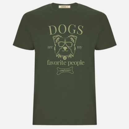 Dog Lover T-shirt "Dogs are my favorite people" Woofwearz