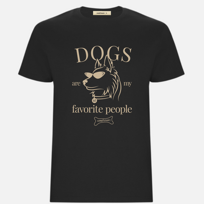 Dog Lover T-shirt "Dogs are my favorite people" Woofwearz