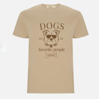 Dog Lover T-shirt "Dogs are my favorite people" Woofwearz