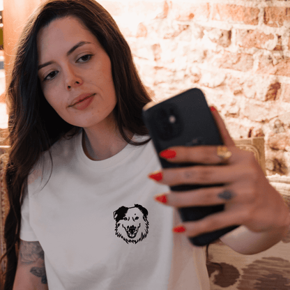 Camiseta personalizada Woofwearz minimalista para pet lovers