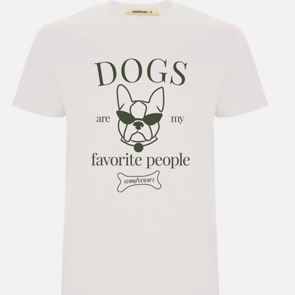 Dog Lover T-shirt "Dogs are my favorite people" Woofwearz