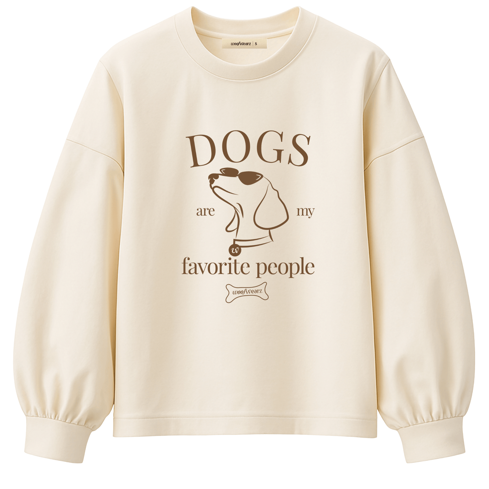 Sudadera teckel dog lover con frase “Dogs are my favorite people”