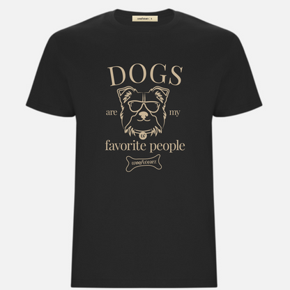 Dog Lover T-shirt "Dogs are my favorite people" Woofwearz
