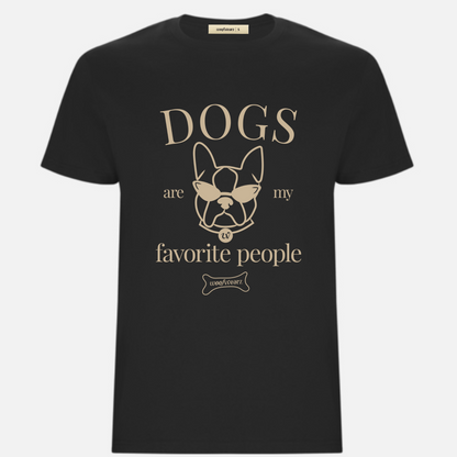Dog Lover T-shirt "Dogs are my favorite people" Woofwearz